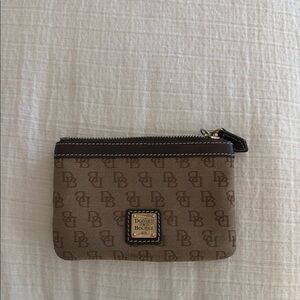 Dooney & Bourke Tan Monogram Wristlet